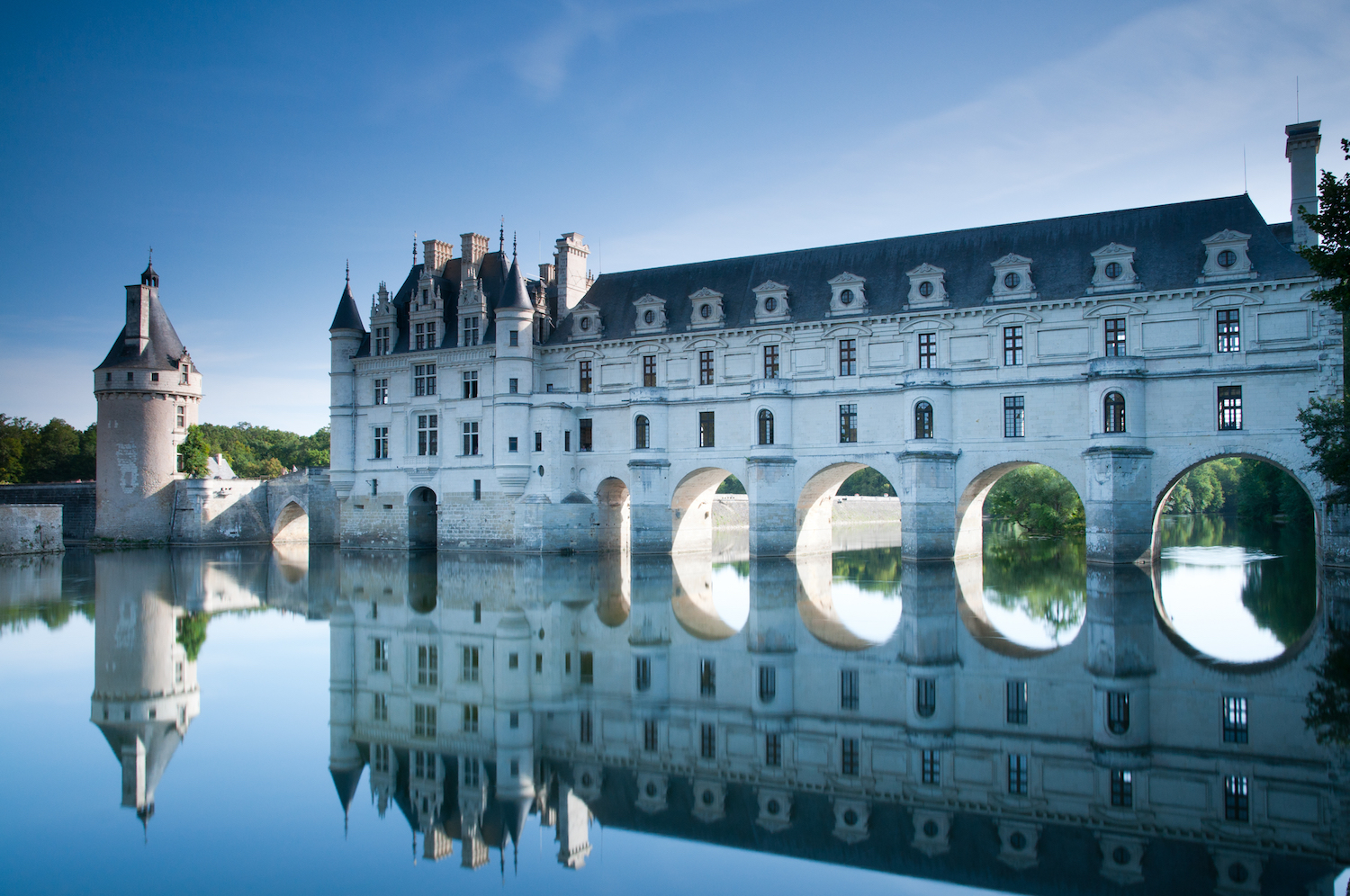 The chateau of Chenonceau in the Loire Valley