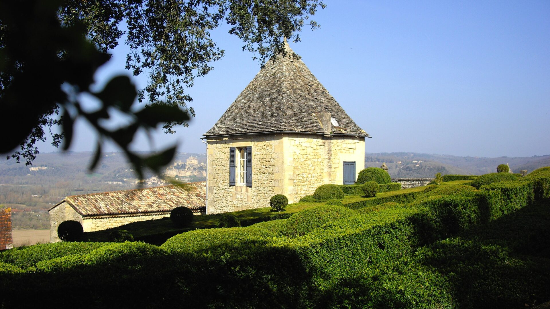 The Marqueyssac gardens in the Dordogne region