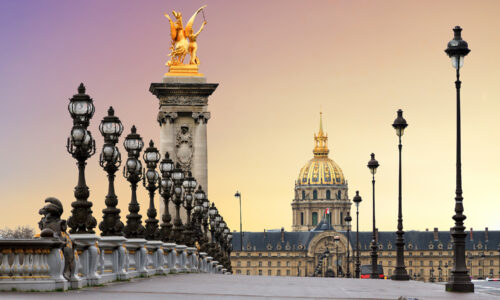 The Pont Alexandre III & The Invalides in Paris