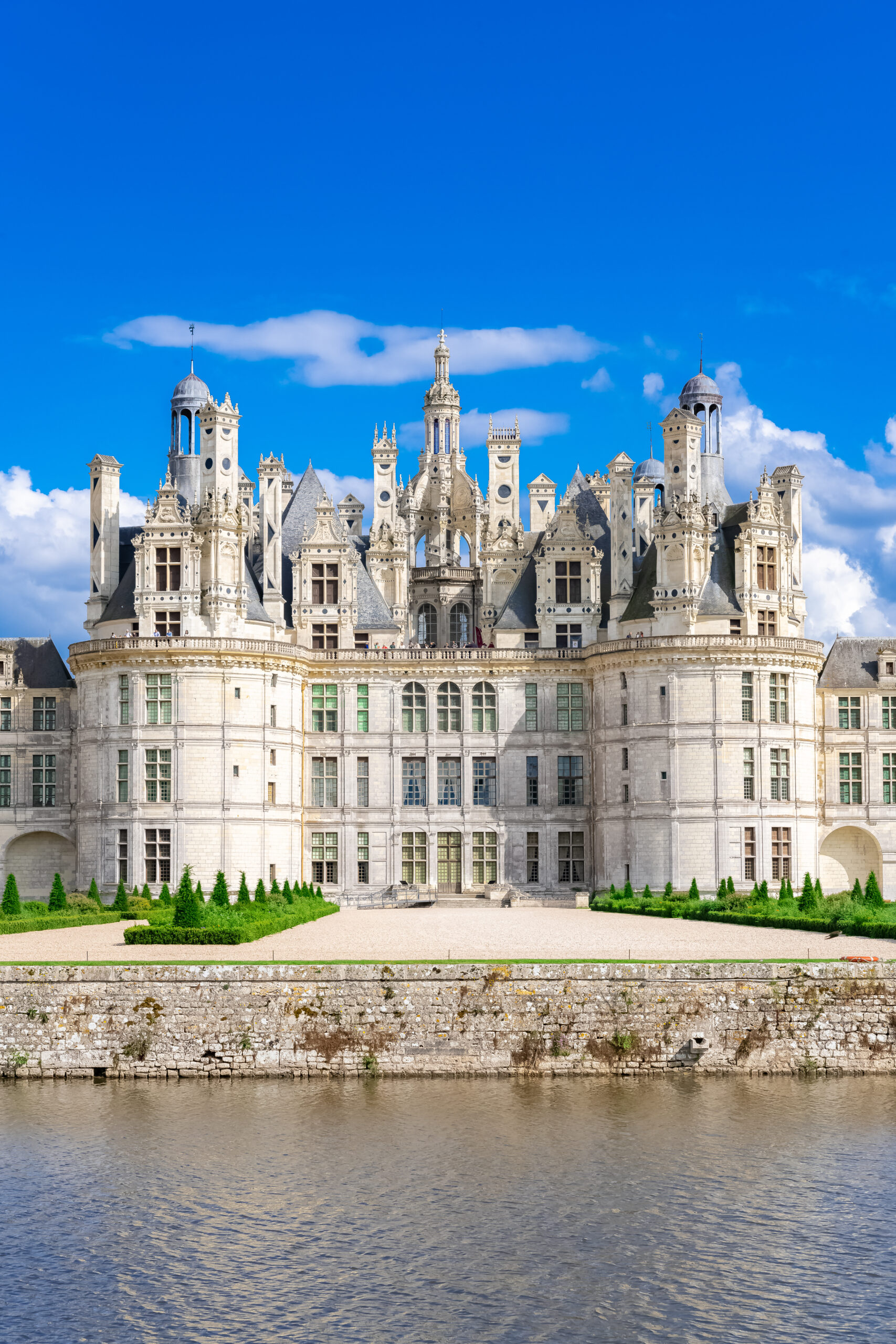 The chateau of Chambord in the Loire Valley