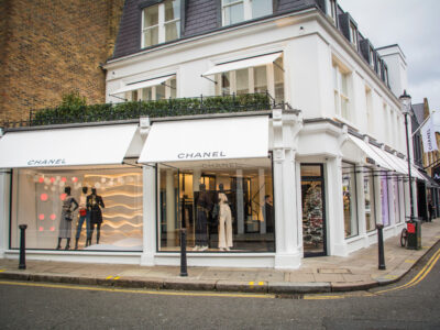 Channel store in Nottinghill in London