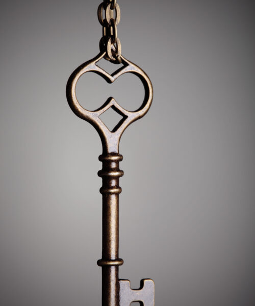 beautiful old key