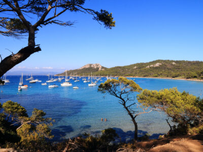 The island of Porquerolles just off the coast of the south of France