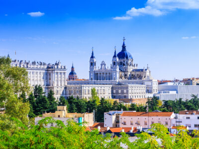 La Almudena Cathedral and Royal Palace in Madrid