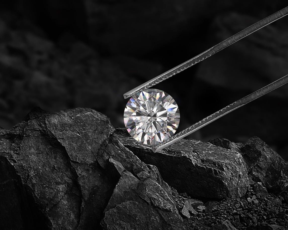 Luxury jewelry and precious gemstones in a Paris atelier