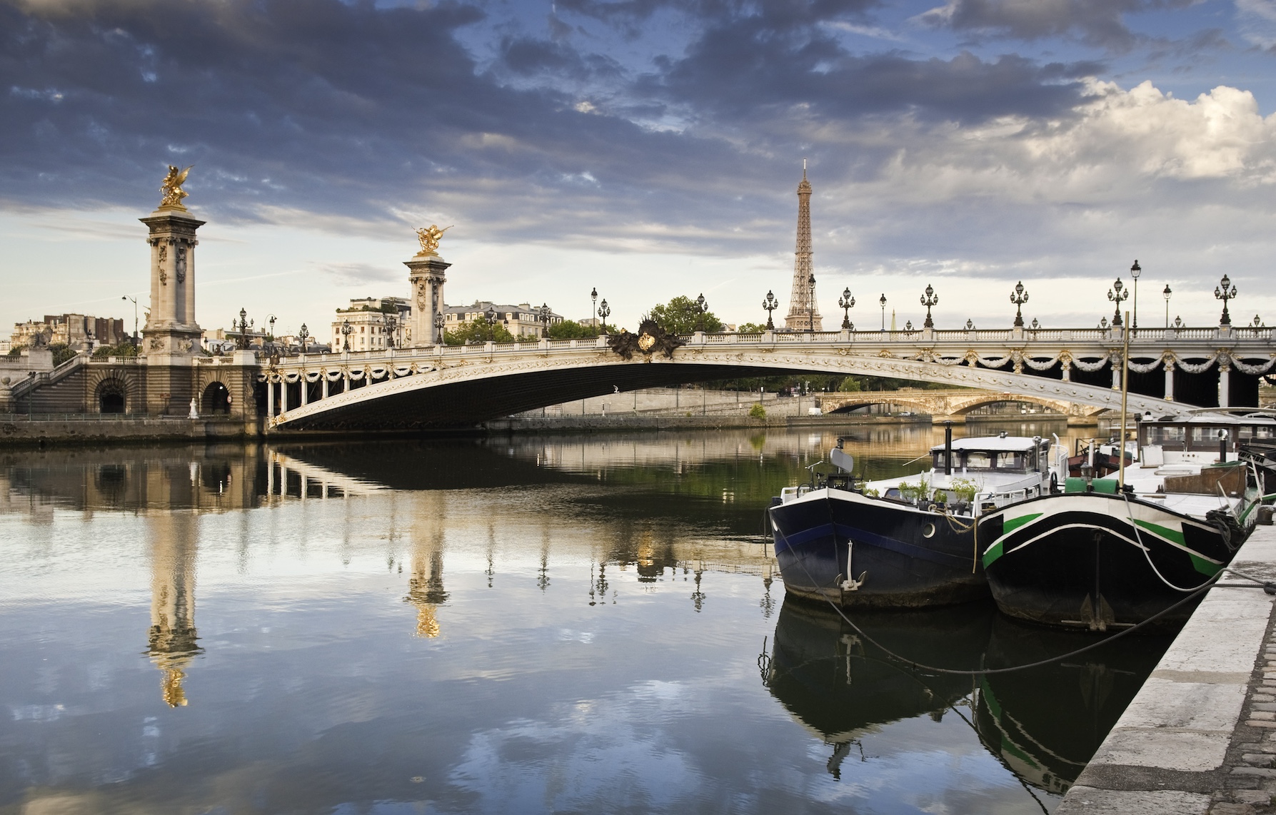 Paris under snow