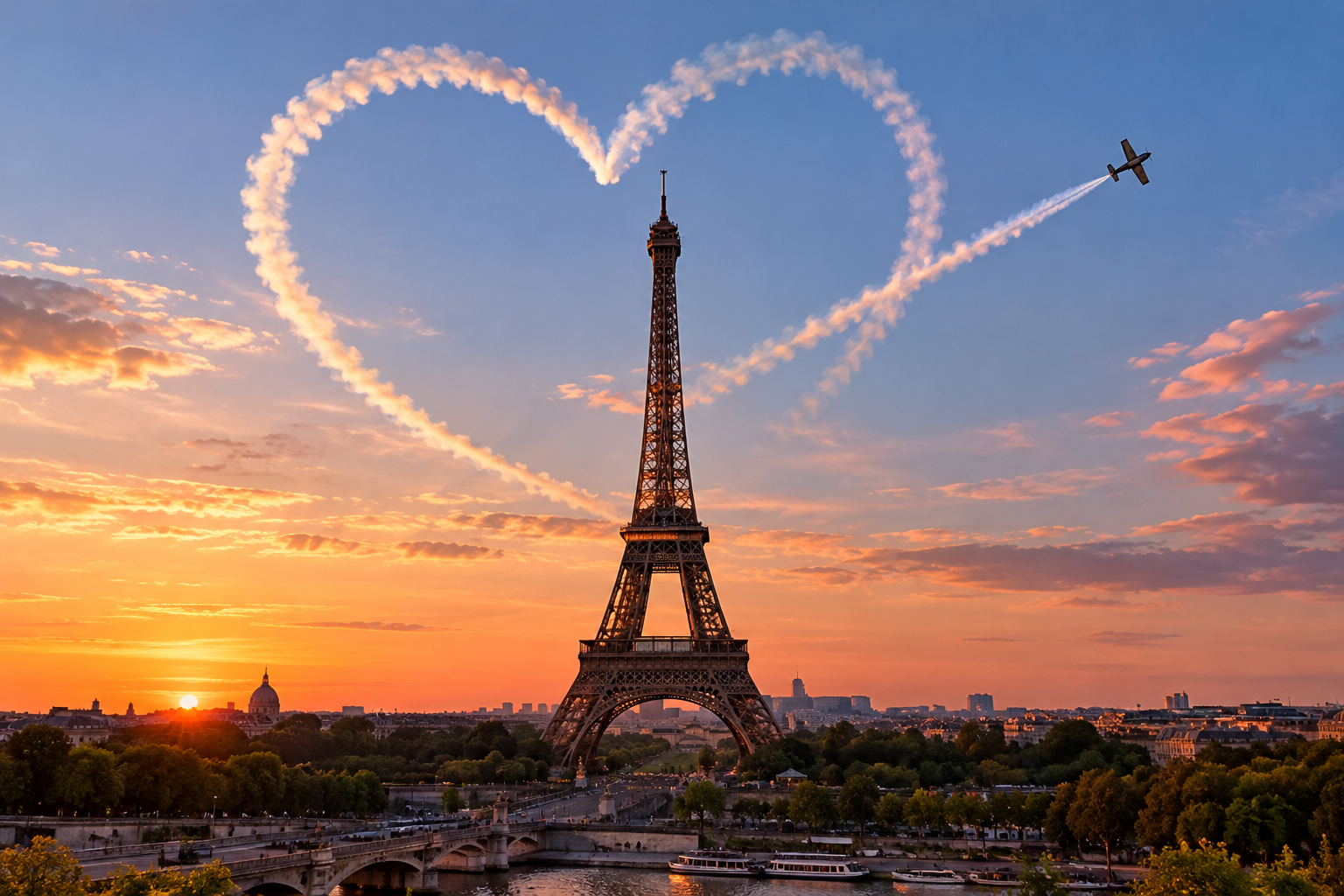Paris at night